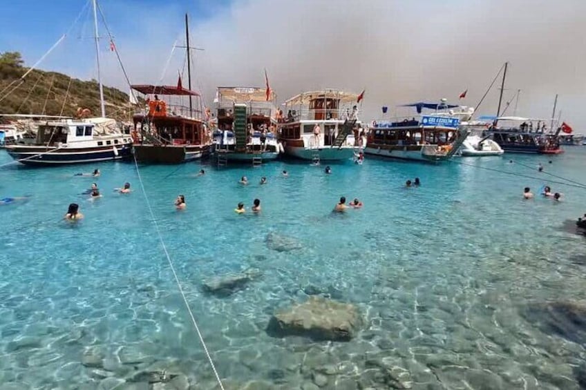 Pirate Boat Tour in Bodrum with Lunch & Transfer