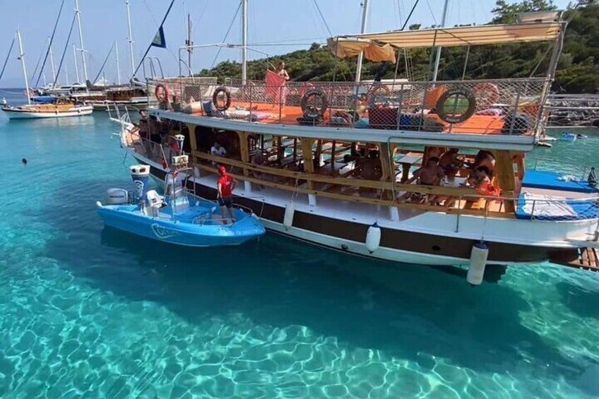 Pirate Boat Tour in Bodrum with Lunch & Transfer