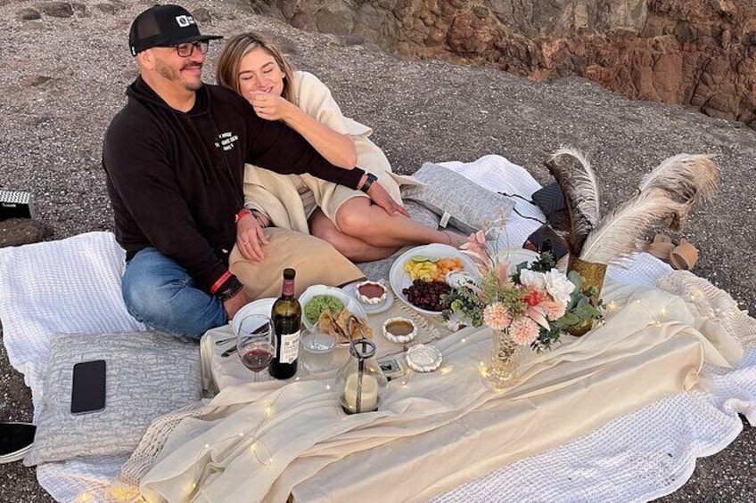 Romantic Picnic by the beach