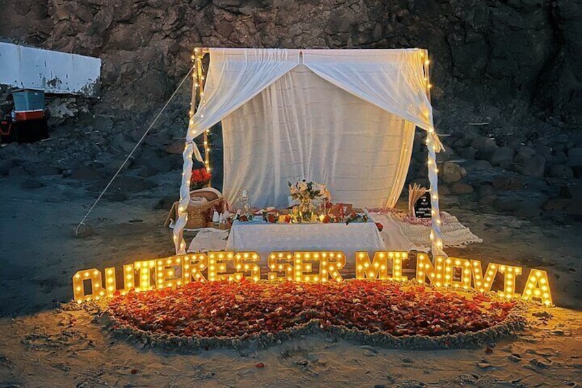 Romantic Picnic by the beach