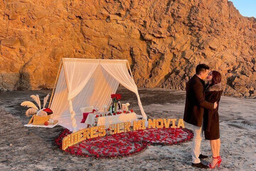 Romantic Picnic by the beach