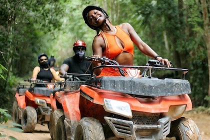 Tulum's Thrilling Jungle: quad bike, Zip Lines, Cenote & More!