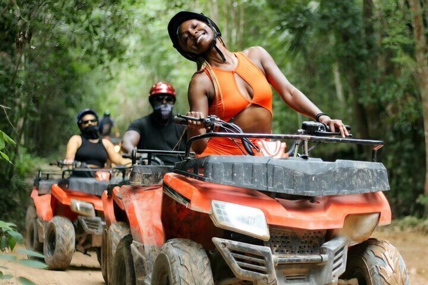 Tulum's Thrilling Jungle: ATV, Zip Lines, Cenote & More!