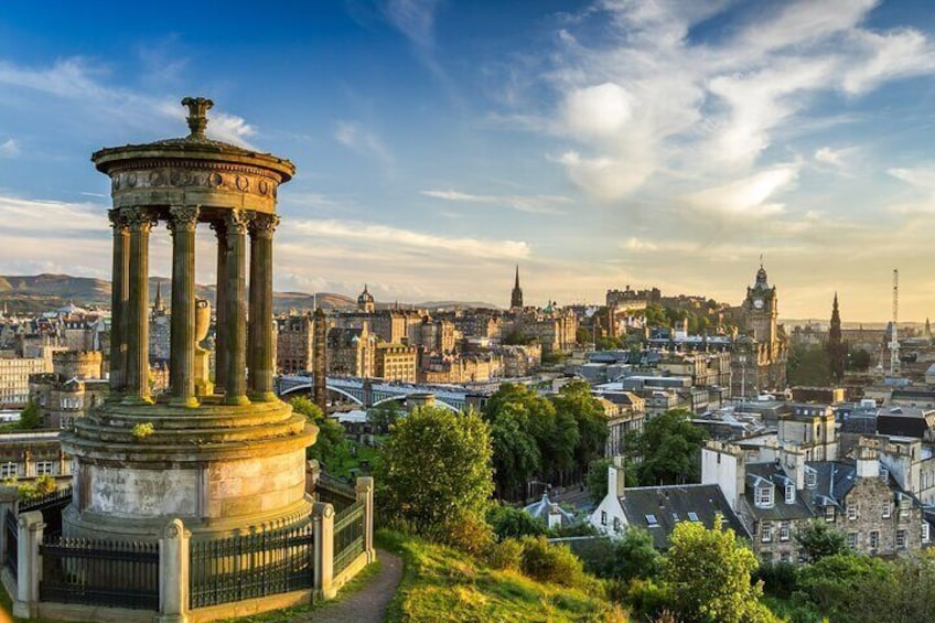 Scenic view of Edinburgh