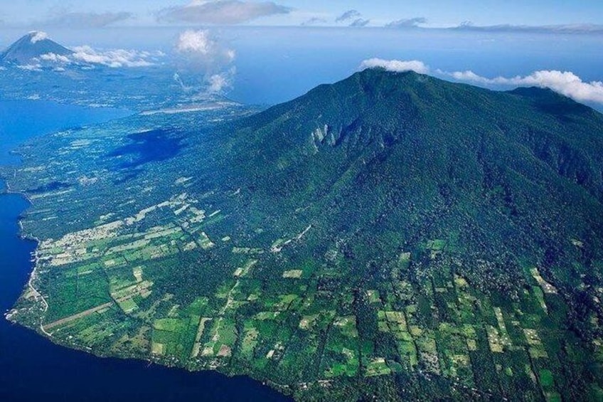Aera view of Ometepe Island