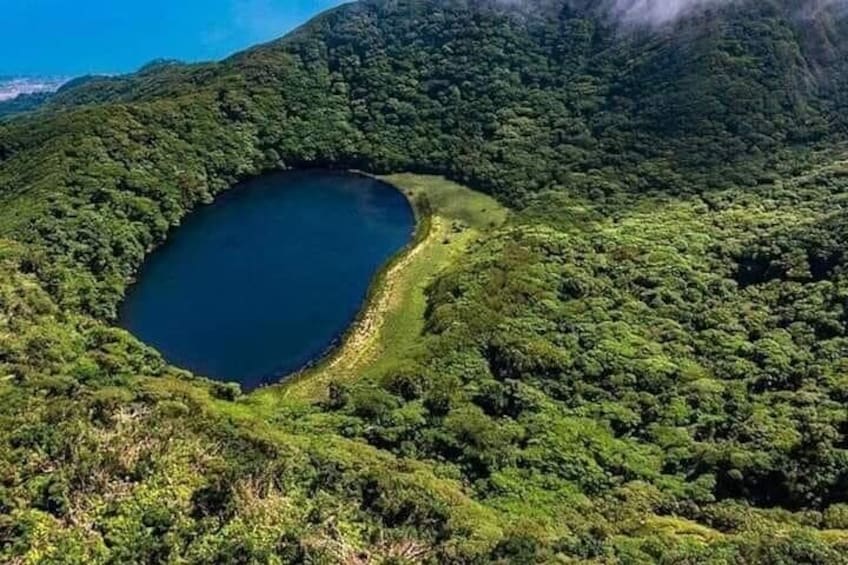 Crater of the Maderas Volcano height 1,610 masl