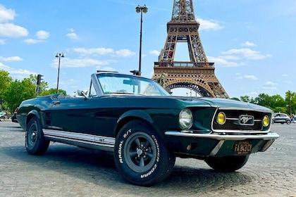 2 Hour Private Tour of Paris in a 67 Mustang Convertible