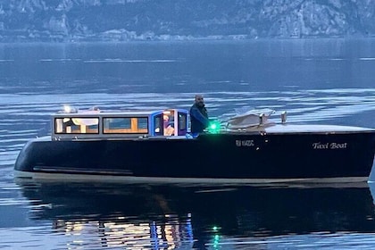 Lake Garda Tour aboard a Venetian Taxiboat