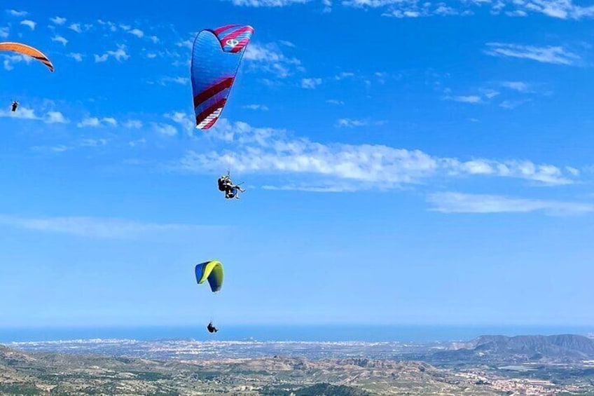 20 Minute Tandem Paragliding Flight Experience in Alicante