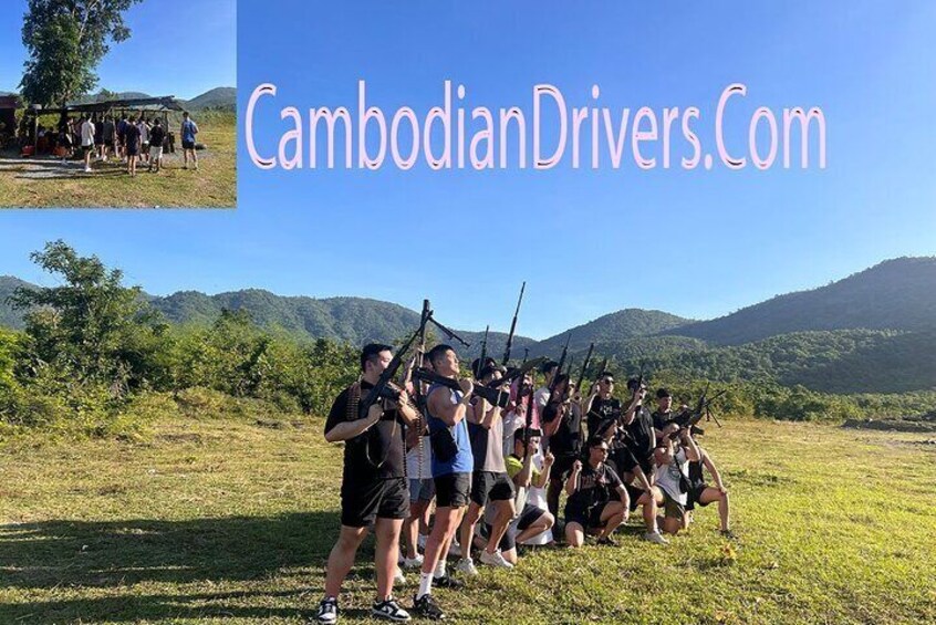 Tour Guides Cambodia Shooting Range