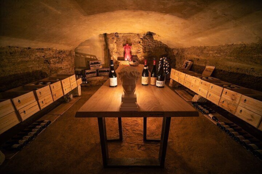 Art, Wine & Food Pairing in 15th Century Cellar Near Avignon