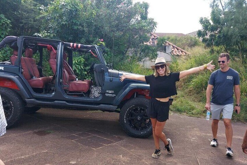 Private CMV Jeep Off Roading Tour in Montserrat