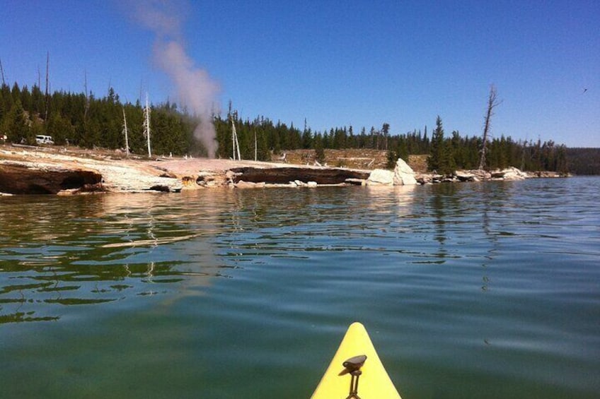 Kayak Day Paddle on Yellowstone Lake