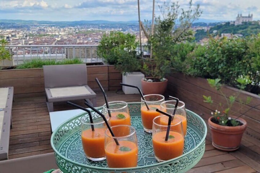 5 Course Rooftop Dinner with Spectacular View of Lyon