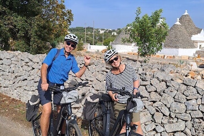 Cisternino e-bike tour. Visit a winery and an oil mill