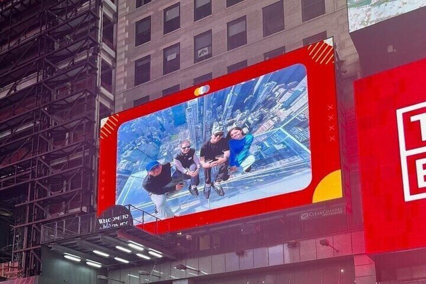 Times Square Billboard Experience - See Yourself on a Billboard!