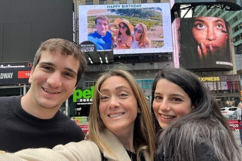 Times Square Billboard Experience - See Yourself on a Billboard!