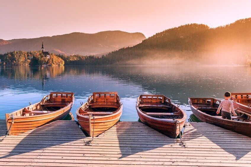 Lake Bled with Bled Castle Included