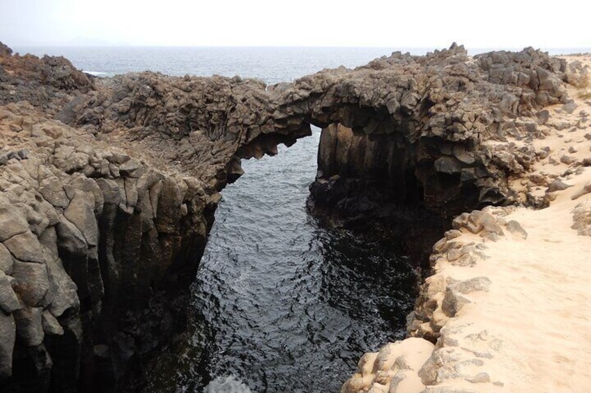 El Caletón de los Arcos, one of the safari stops