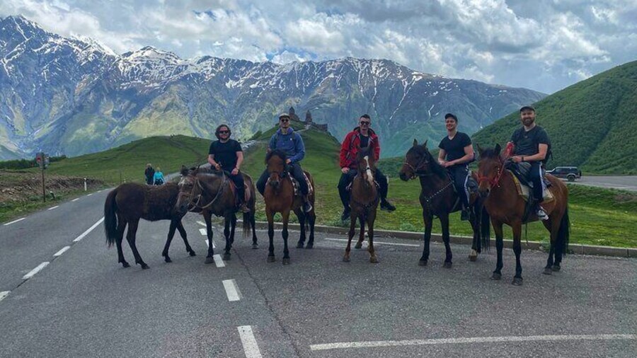 Ride A Horse To Gergeti Trinity Church And Summit A Mountain