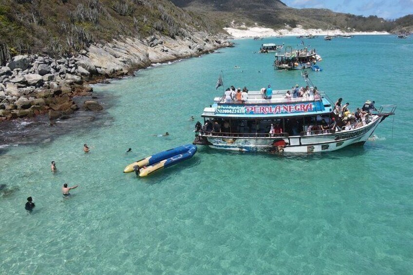 Boat trip around Arraial do Cabo