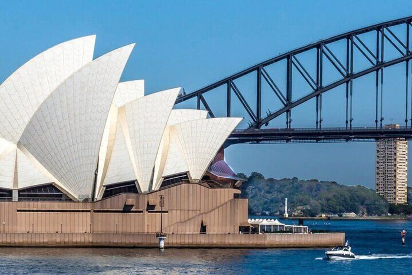 Photograph Iconic Elegance: The Sydney Opera House Beckons from Mrs MacQuaries Chair