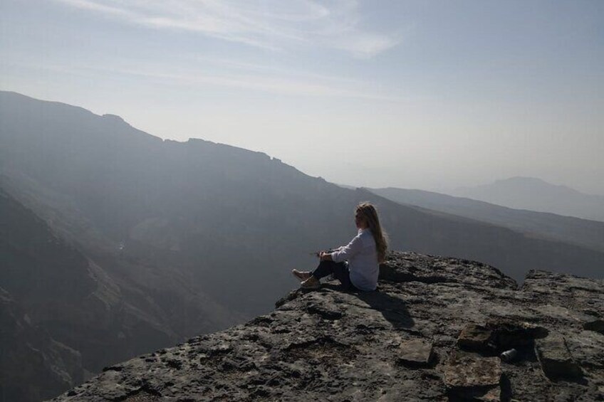 Private Full-Day Balcony Walk at Jebel Sham-Grand Canyon of Oman
