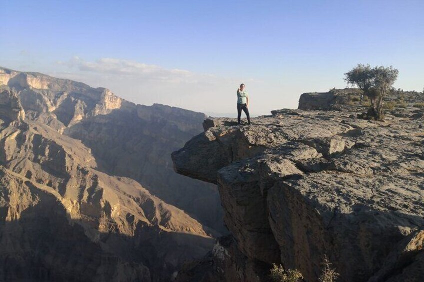 Private Full-Day Balcony Walk at Jebel Sham-Grand Canyon of Oman