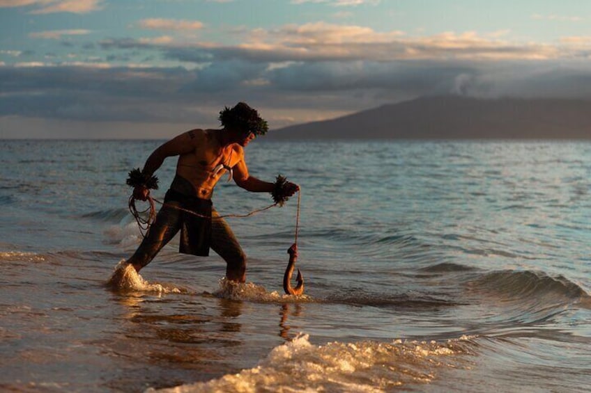 Maui Extreme Fire Knife Dancers performance and dinner show