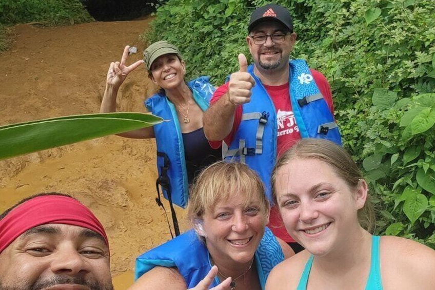 Rainforest hike w/ waterslides, cliff jumps, and a rope swing!