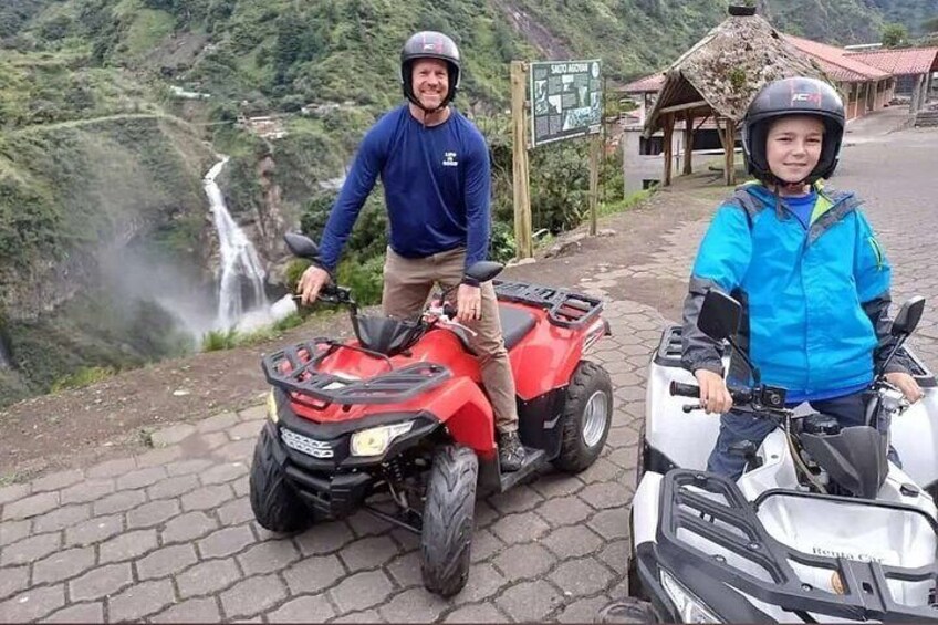 Waterfall Route and Devil's Pailon in Quad