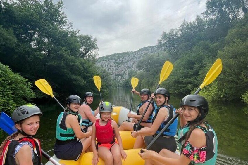 3-Hour Small Group Guided White Water Rafting in Cetina River