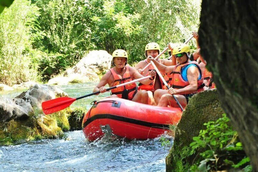 From Split/Omiš Guided White Water Rafting Tour on Cetina River 