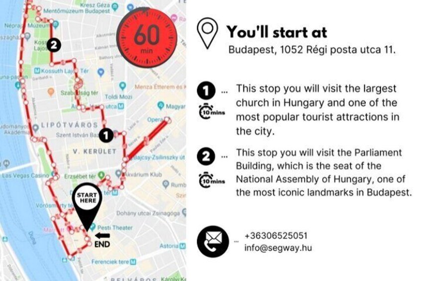 Private Guided Segway Tour in Downtown Budapest