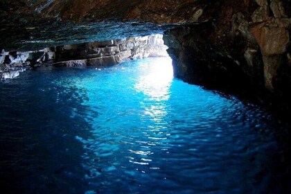 Blue and green cave on Koločep