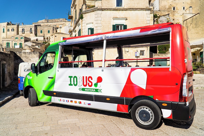 Open-Top Hop-On Hop-Off Bus Tour in Matera