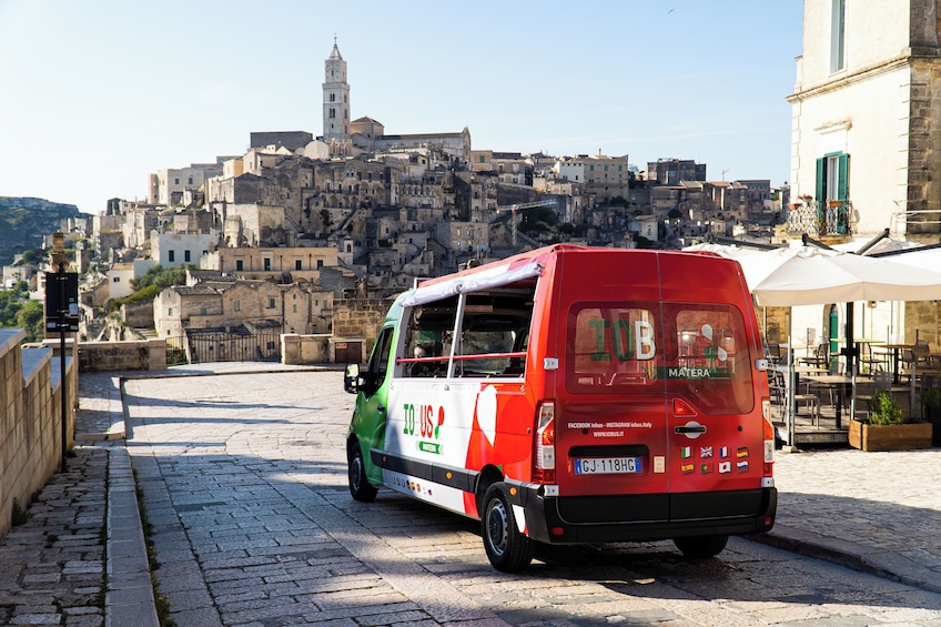 Open-Top Hop-On Hop-Off Bus Tour in Matera
