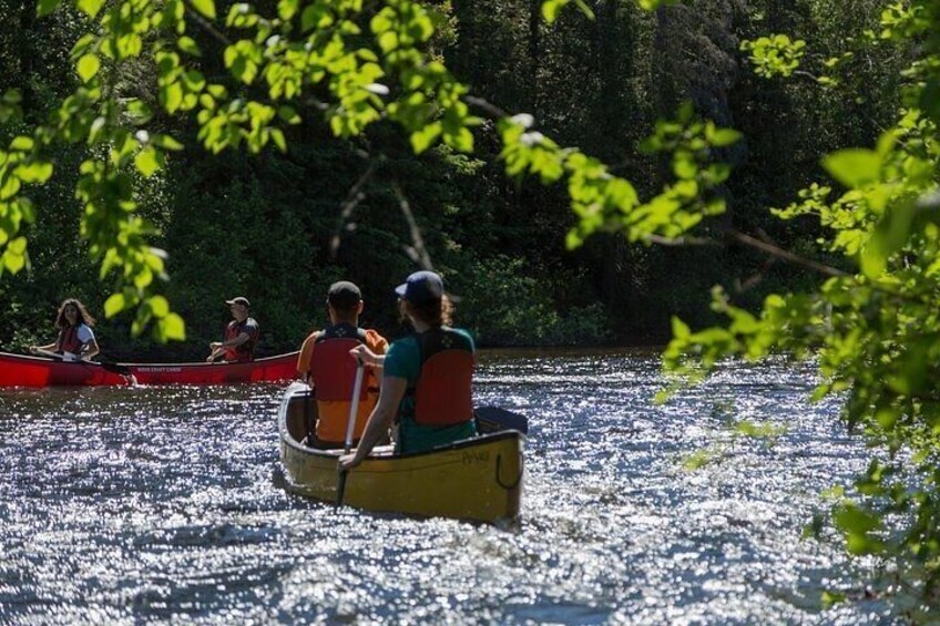 Canoe-hike day with departure from Montreal