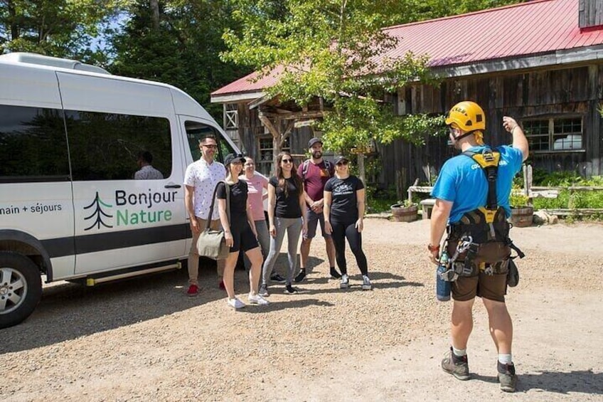 Canoe-hike day with departure from Montreal