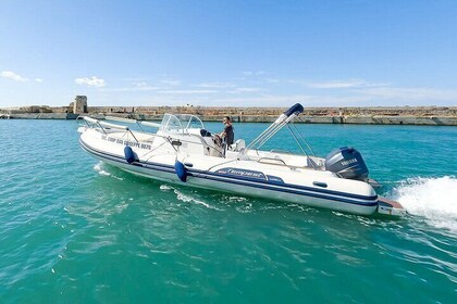 Egadi Islands Excursion by Inflatable Boat