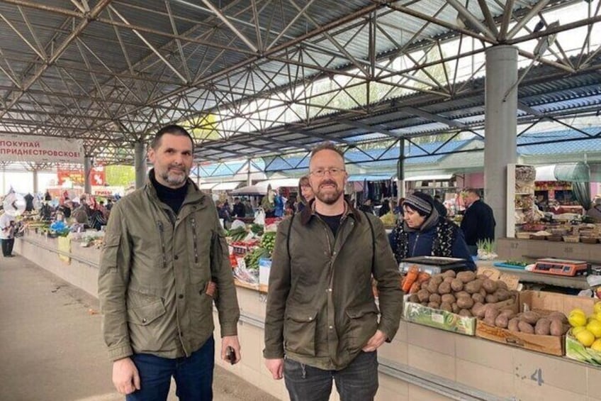 Central market in Tiraspol