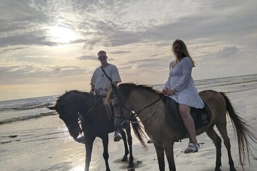 Private Bali Horse Riding and Surf lesson in Seminyak Beach