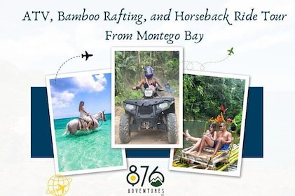 quad bike, Bamboo Rafting, and Horseback Ride Tour From Montego Bay