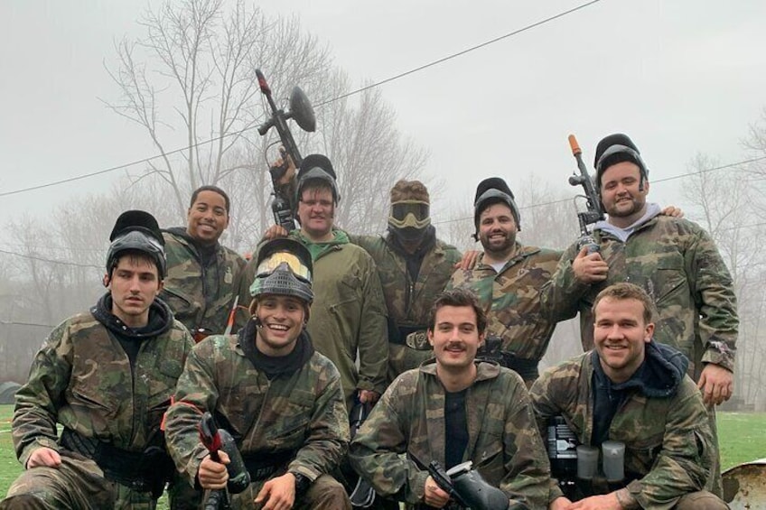 Paintball in the Pocono Mountains Pennsylvania