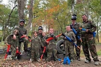 Paintball in the Pocono Mountains Pennsylvania