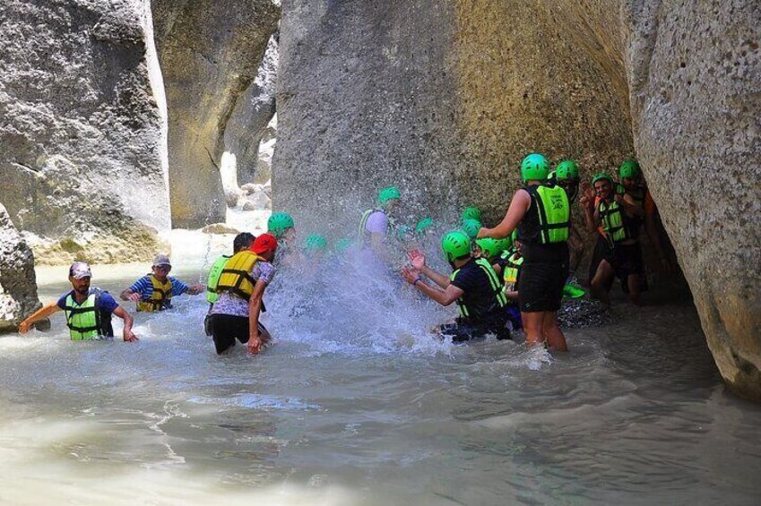 Private Full-Day Canyoning, Rafting, and Zipline in Antalya