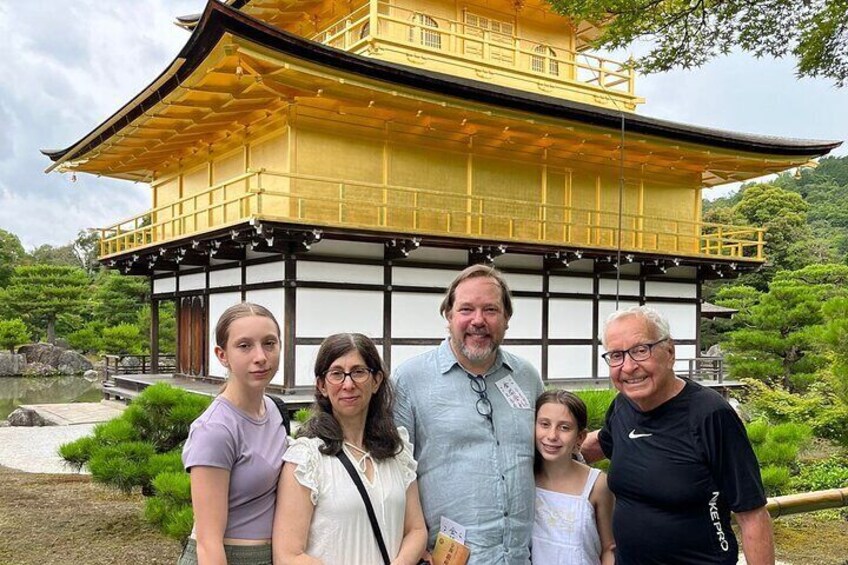 Book your tour to visit Kinkaku-ji, the stunning Golden Pavilion, and immerse yourself in its tranquil beauty and historical significance