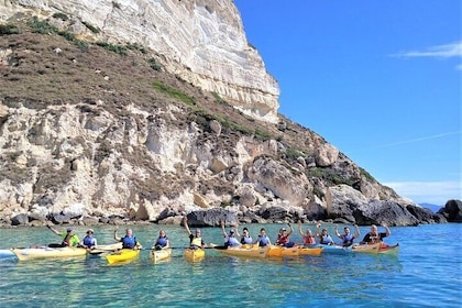 Guided Kayak Excursion in the Gulf of Cagliari