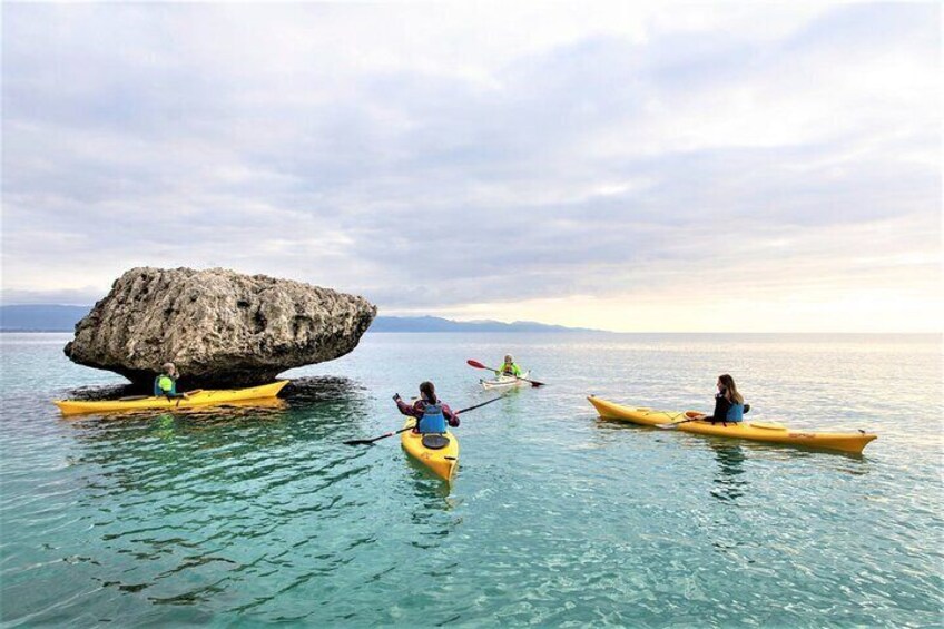 Guided Kayak Excursion in the Gulf of Cagliari