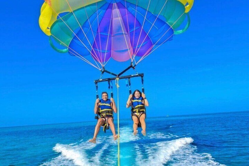 Parasailing, Sea Tubing & Jet Ski from Montego Bay- Private tour